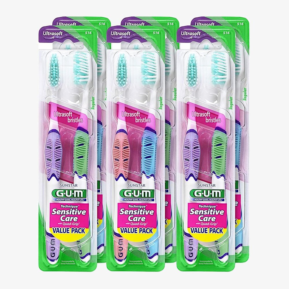 GUM Toothbrushes Bundle, 12pk